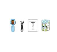 mingzhe Lupa Digital para Niños Pantalla IPS de 2,0 Pulgadas Zoom Digital 4X Enfoque Manual Fotografía de 16 MP Memoria Incorporada Batería Recargable Luces Relleno LED Herramienta (Azul)