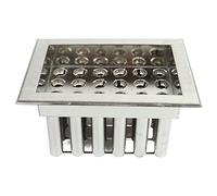 mingzhe Máquina para Moldear Palitos de Helado de Acero Inoxidable 304, 16,53 X 12,01 X 8,66 Pulgadas, Fabricante Moldes para Palitos Helado Plateados con Congelación Rápida 3