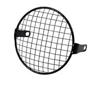 Mingzhe Máscara de Parrilla para Faros Delanteros, Cubierta Retro para Lámpara de Motocicleta, Estilo Vintage para Mejores Vistas y Reflejos en la Carretera, Material Metálico