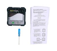 mingzhe Mini Inclinómetro Digital IP54 Medidor de ángulo Magnético con Pantalla LCD Retroiluminada y Retención de Datos para Medición Absoluta y Relativa