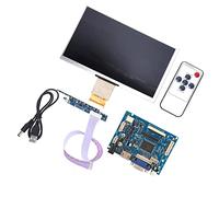 mingzhe Pantalla LCD TFT de 7 Pulgadas 1024 600 VGA Monitor Kit 3/2 Pantalla de Computadora Conversión de Fuente de Alimentación de 12 V