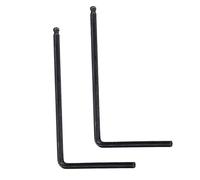 mingzhe Paquete de 2 Llaves Allen de Alma 4 Mm y 5 Mm con Extremo Bola en Forma L, Llave Guitarra Acero con Ranurado para Ajuste del Cuello Guitarra Acústica (4mm/0,16 Pulgadas)