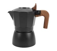 mingzhe para Estufa Estilo Vintage Aleación de Aluminio 2 Tazas Mocha Pot con Diseño de Doble Válvula para los Entusiastas del café Rico en Casa (100ML)