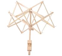 Mingzhe Paraguas de Tejer Hilo Soporte de Madeja Rápida Soporte para Bobinadora Hilo Máquina Bobinado Madera Rápida Superficie Lisa Ajustable Fácil Girar para Alambre Trenzado