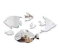 mingzhe Pegatinas de Pared de Peces Acrílicos, Calcomanías Removibles para Dormitorio, Sala Estar, Habitación bebé con Aplicación Pared Azulejos Vidrio (B)