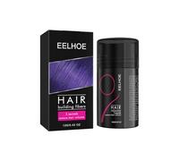 Mingzhe Polvo de Fibra Capilar Densa, Cera de Abejas y Fibras Espesantes que Se Mezclan Instantáneamente para Obtener un Cabello Más Completo y Voluminoso con 10 Colores Opcionales, (negro)