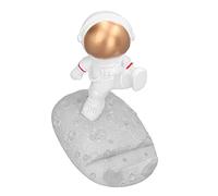 mingzhe Soporte para Teléfono de Resina con Forma de Astronauta, Pequeño y Compacto, Portátil, para Decoración Sala Estar y Oficina con Tacto Suave (Patadas Doradas Astronauta)