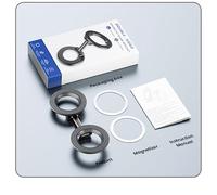 mingzhe Soporte para Teléfono Magnetizado de Doble Cara Soporte para Tablero de Automóvil con 17 Imanes N52 Rotación 360 Ángulo Múltiple Ajustable Refrigerador Gimnasio Aleac