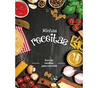 Minhas receitas: livro de receitas para escrever; Transforme todas as suas notas em um belo livro de receitas! O presente ideal para os amantes da culinária