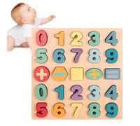 Minhaxue De Alfabeto Y Números - Juego Educativo de Letras para Niños Aprender el Abecedario | Juguete de Madera para Primeras Letras y Aprendizaje Temprano - para Casa Aula Preescolar Jardín De