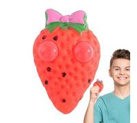 Minhaxue Juguetes para apretar Frutas | Juguete para apretar Fresa Que Hace estallar los Ojos | Juguete para , Bolas antiestrés de Frutas, Regalo de cumpleaños, Rellenos de Bolsas