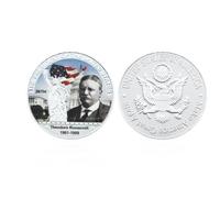 MINHBDER Monedas Conmemorativas 46 Monedas Conmemorativas De Presidentes De EE. UU. Biden Trump Monedas De Desafío Chapadas En Plata Regalo Coleccionable Artesanal