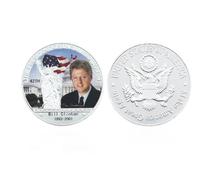MINHBDER Monedas Conmemorativas 46 Monedas Conmemorativas De Presidentes De EE. UU. Biden Trump Monedas De Desafío Chapadas En Plata Regalo Coleccionable Artesanal