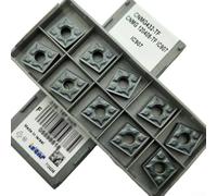 Minhe 10pcs CNMG432-TF CNMG120408-TF Insertos de torno de carburo para torneado interno CNC, semiacabado y corte de metal acabado