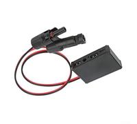 Minhe Adaptador regulador de voltaje USB de panel solar con doble USB 1 tipo C y 1 interfaz CC para paneles solares centrales eléctricas portátiles Cable de cobre de carga al aire libre Cable de cobre