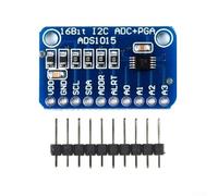 Minhe ADS1015 ADC Módulo convertidor analógico a digital | Paquete de 5 con interfaz I2C para Arduino | Suministro de 2.0V-5.5V, ganancia programable - Placas de desarrollo (azul)