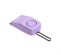 Minhe Alarma de parada de puerta recargable de 70 dB con control de sensibilidad ajustable y base de silicona antideslizante integrada para una sujeción segura de la puerta (morado)