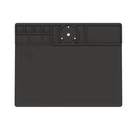Minhe Alfombrilla de soldadura resistente al calor TE-711 | Almohadilla de trabajo de silicona de 45 x 35 cm para reparación electrónica | Superficies antideslizantes para teléfonos, relojes