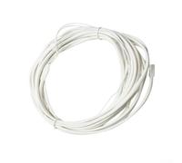 Minhe - Cable calefactor de silicona de 220 V 1 m anticongelante para tuberías, 30 W/40 W de potencia, material de silicona, 7 x 5 mm, blanco (30 W)
