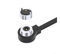 Minhe Cable de carga magnético | Conector CC impermeable de 2,8 A 12 V para dispositivos portátiles | Cable de alimentación de bajo voltaje para relojes inteligentes y rastreadores de fitness (mck2pin