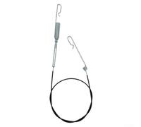 Minhe Cable de tracción para soplador de nieve 06900011 para modelos Ariens Pro Power, longitud total de 40 pulgadas con conducto de 26.58 pulgadas, pieza de repuesto robusta de color negro plateado