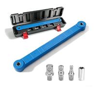 Minhe Cincel neumático para martillo neumático de 0.5 pulgadas | Eliminación de tuercas, unidad cuadrada compatible con enchufes de impacto, herramienta de metal de 5 pulgadas para