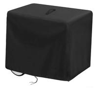 Minhe Cubierta de compresor de aire a prueba de polvo para panqueques portátiles de 6 galones, tela Oxford impermeable 420D con cordón seguro, solución de almacenamiento de patio negro