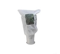 Minhe Cubierta de protección contra heladas no tejida para plantas con ventana de observación transparente y cierre de doble mecanismo (300 x 300 cm)