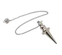 Minhe Detector de metales colgante de adivinación para agua y minerales, herramienta de búsqueda espiritual de oro/plata/oro rosa, localizador de energía portátil ligero con elegante diseño de metal