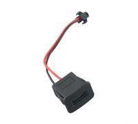 Minhe Enchufe de entrada USB hembra con terminales de cable adjuntos para transferencia de energía de 5 V y compatibilidad de enchufe hembra SM (negro)