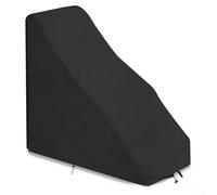 Minhe Funda impermeable para silla elevadora, tela Oxford, protección solar a prueba de polvo, 124 x 51 x 91 cm, para piscina al aire libre, jardín, patio, bolsa negra (210D)