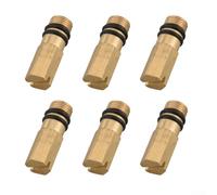 Minhe Kit de adaptador de grifo de latón para convertir grifos de agua fría y caliente en una sola salida de agua fría, paquete de 6, tamaño estándar, compatible con grifos de cocina y lavandería