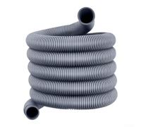 Minhe Kit de extensión de manguera de drenaje para lavadora con adaptador, soporte en forma de U, tubo de polipropileno flexible para fregadero de lavandería, lavavajillas, apto para gris, 100 cm, 150
