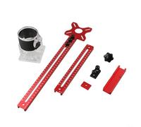 Minhe La solución de enrutador corta eficazmente círculos con esta herramienta de ranura de fresado de aleación de aluminio (B)