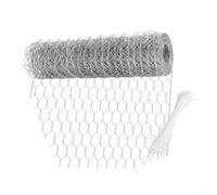 Minhe Malla de alambre hexagonal galvanizada para al aire libre para los recintos del jardín y los usos de la contención del animal doméstico con la construcción (0.35mX4m)