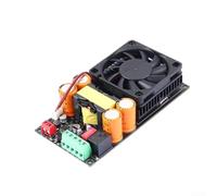 Minhe Módulo de audio digital Hi-Fi clase D de 1000 W | Fuente de alimentación CC dual y ventilador de refrigeración | para altavoces de 4-8 ohmios - 13 x 6,6 x 3 cm