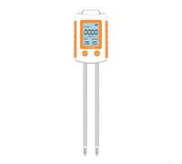 Minhe Probador digital de suelo 6 en 1 | NPK pH humedad temperatura fertilidad medidor con pantalla LCD | Herramienta portátil de agricultura ABS para jardín y huerto