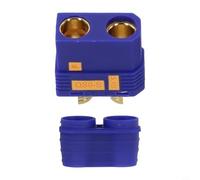 Minhe QS8-S Conector eléctrico resistente a la batería antiestático de alta corriente 130A 600V Contactos de cobre chapados en oro Carcasa de nailon (hembra)