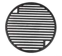 Minhe Rejilla redonda de hierro fundido de 45,7 cm para barbacoa de gas de carbón, pieza de repuesto para barbacoa al aire libre, accesorio negro (malla de rejilla de 30 cm)