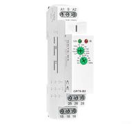 Minhe Relé de apagado de retardo de función única GRT6-B2 con contactos 2SPDT de 0,1 s a 10 días, rango de sincronización AC220V o CA DC24 240 V para uso de control industrial (ACDC 24-240)