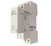 Minhe Relé temporizador de pulso AUL006 | Montaje en riel DIN de 230 V 20 A con función de memoria | Retardo ajustable de 1 a 10 segundos para control de sincronización cíclico industrial