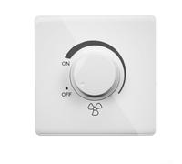 Minhe Sofisticado interruptor de regulación del ventilador de techo eléctrico con construcción robusta y metodología de fácil configuración