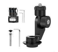 Minhe Soporte de cámara para manillar de bicicletas - Compatible con Insta360 X4/X3/One -RS, GoPro Hero 12/11/10 y -DJI -Osmo Action | Accesorio de montaje de vástago (kit adaptador B)