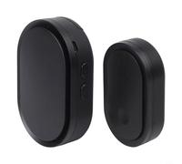 Minhe Timbre Inalámbrico para Puerta Delantera Exterior Alcance 300m IP55 Resistente a la intemperie 60 Melodías 5 Niveles de Volumen Instalación Flexible No Requiere Herramientas