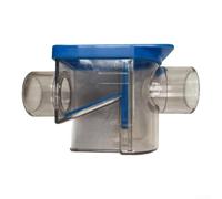 Minhe Válvula de retención de drenaje de aire acondicionado, antirreflujo y protección contra el ruido del viento para unidades montadas en la pared y gabinetes, tapón ABS transparente (D)