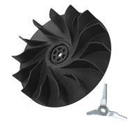 Minhe Ventilador de impulsor de 167 mm de diámetro, construcción de plástico para BG56 BG86 SH56 SH86 para soplador de hojas de jardín y trituradora al aire libre colección de desechos