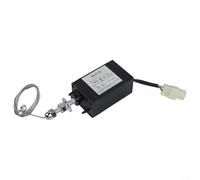 Minhe XHQ-PT - Regulador de parada de motor de válvula solenoide de 12 V, diseño compacto, controlador de acelerador eléctrico 90-110N, fuerza de tracción, 23 x 8 x 5 cm, se adapta a áreas confinadas