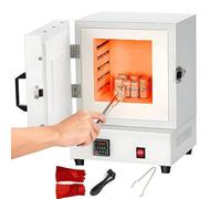 MINHUIJIHUI Horno Ceramica 2000W de Alta Precisión, Horno Fundición Metales Eléctrico 1150°C, Tecnología 4 Lados, Pantalla Clara, Uso en Odontología y Artesanías en Metal