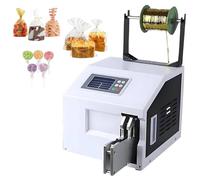 MINHUIJIHUI Máquina de Cierre Automático y Máquina de Amarre, con 1 Rollo de Alambre Metálico, Rango de Flejado 0.19-1.18 Pulgadas, Pantalla Digital de 4.3 Pulgadas Cambio Chino/Inglés