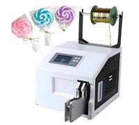 MINHUIJIHUI Máquina para Manualidades de Atado y Máquina Profesional, con 1 Rollo de Alambre, Ajuste de Diámetro 0.19-1.18 Pulgadas, Pantalla Digital de 4.3 Pulgadas Intercambiable Chino/Inglés